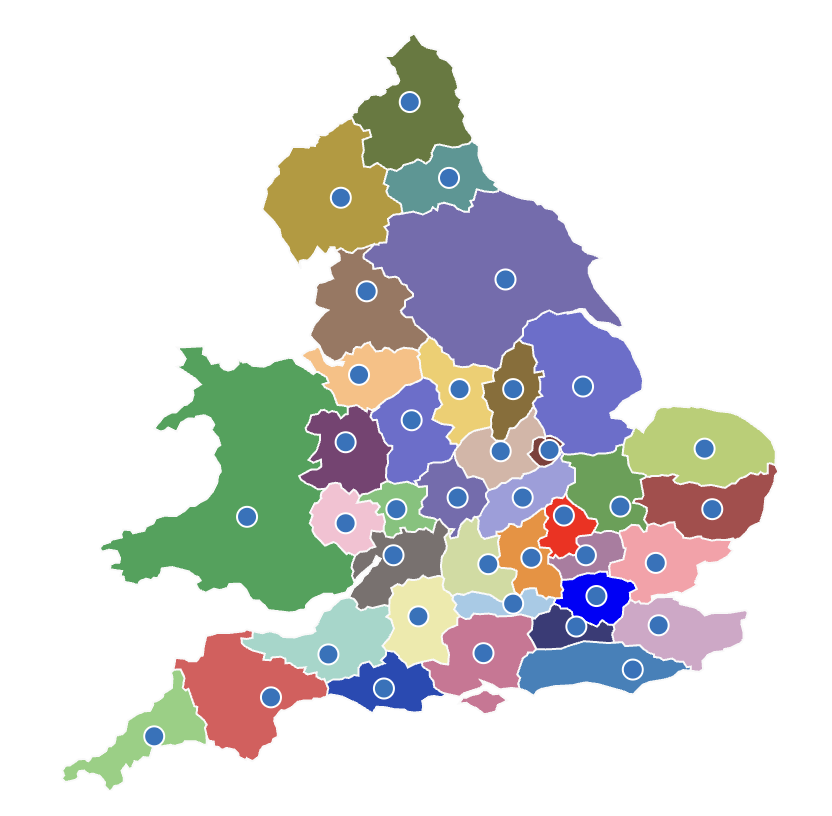 UK Regional Map